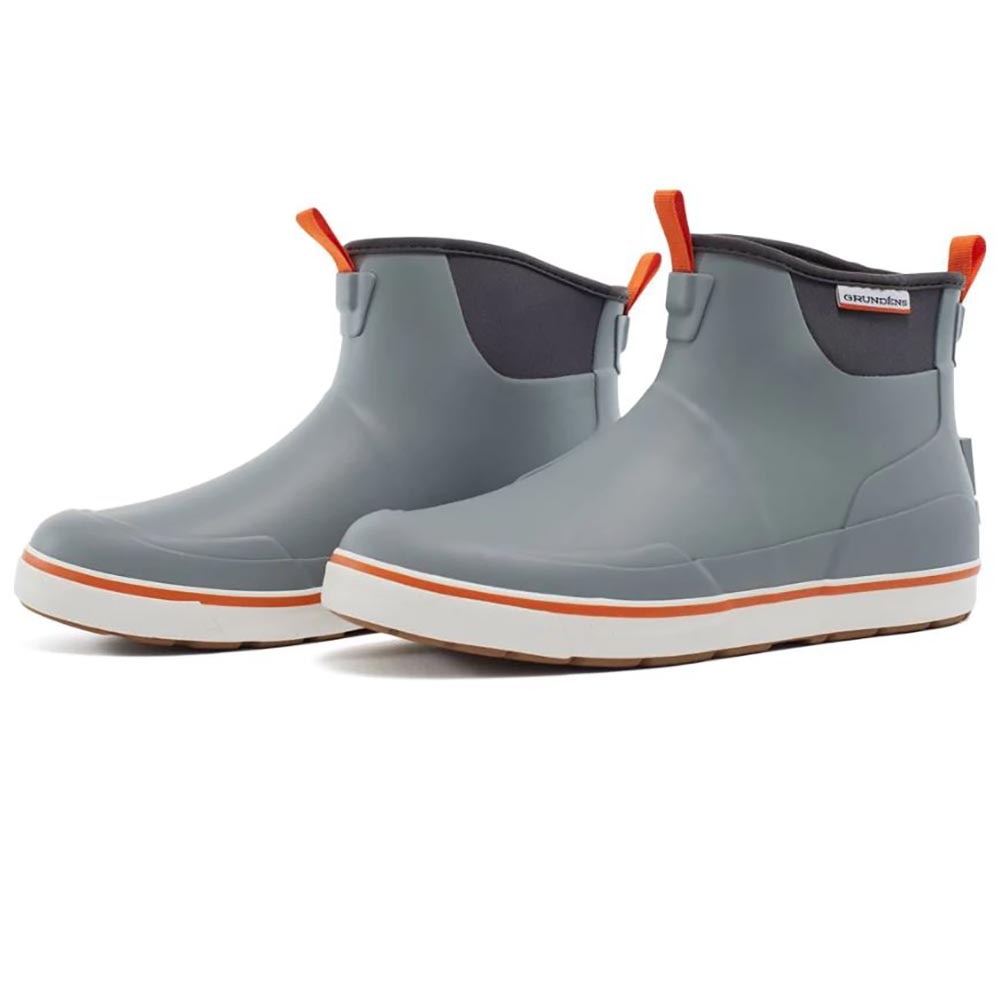 Grundens DeckBoss Ankle Boot Men's in Monument Grey